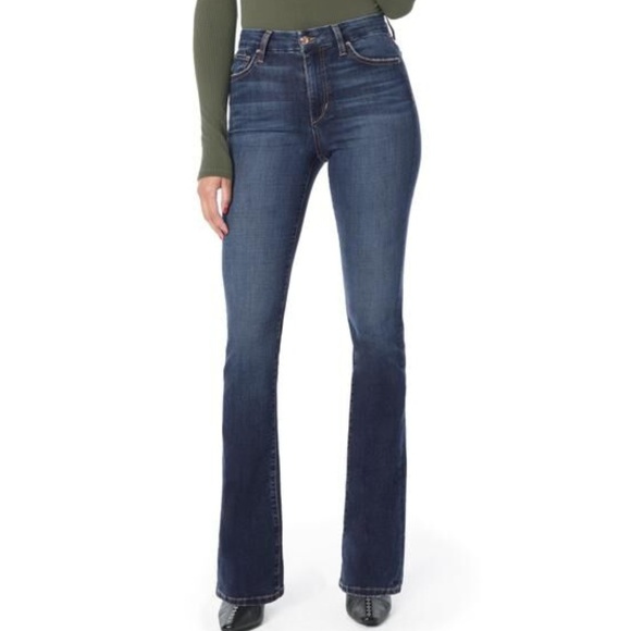 High-Waisted Bootcut Jeans - Picture 1 of 4